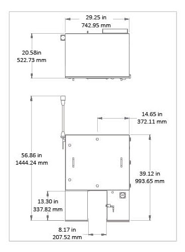 Spectrovision Dimensions